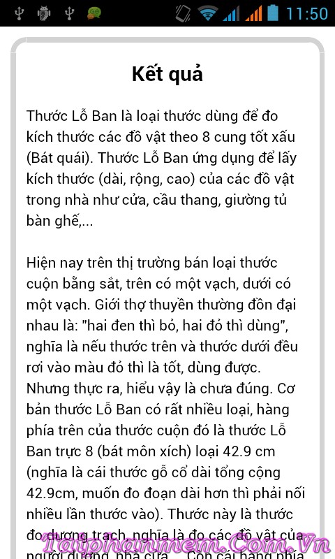  Thước Lỗ Ban for Android