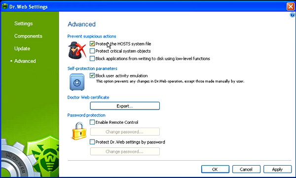 Dr.Web Security Space software download for windows