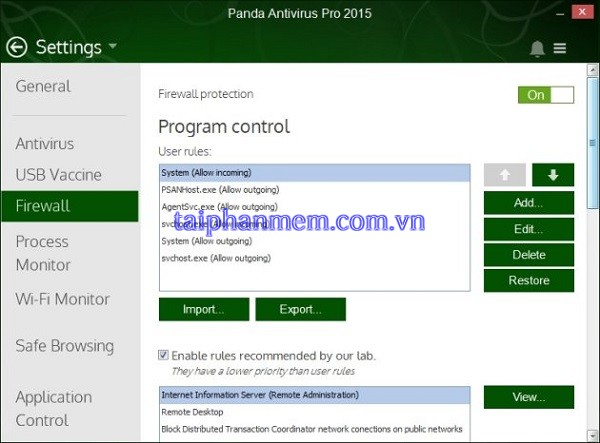 Tải phần mềm Panda AntiVirus Pro 2015 cho windows