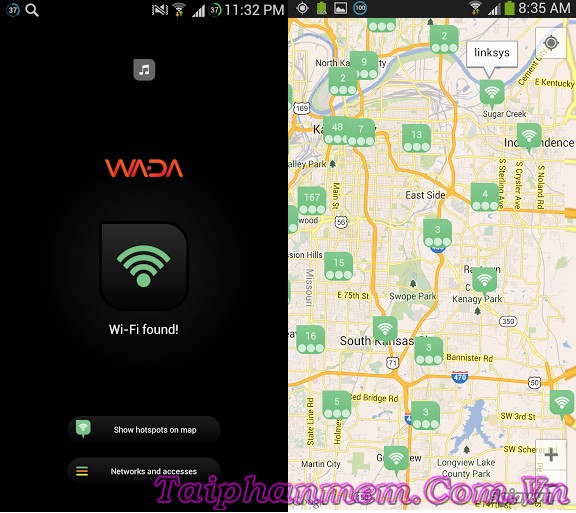 Wada Wifi Maps for Android