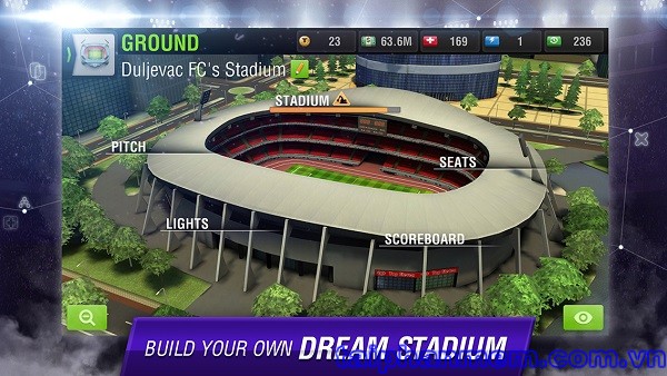 Stadium monumental 2015 Top Eleven for Android