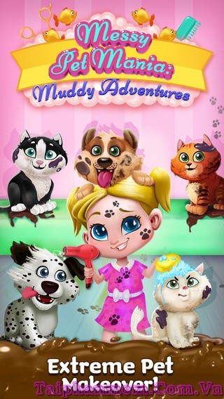 Messy Pet Mania: Muddy Adventures cho iOS