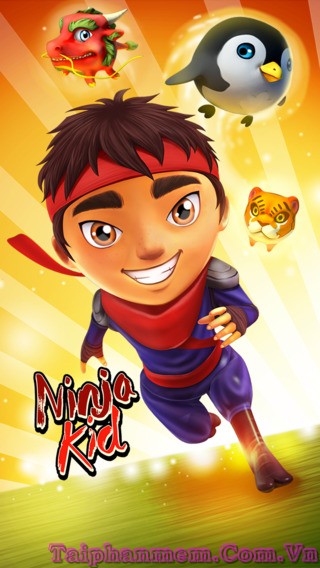Ninja Kid Run cho iOS