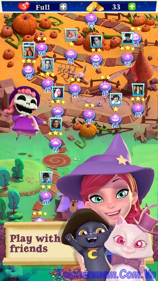 Bubble Witch 2 Saga cho iOS