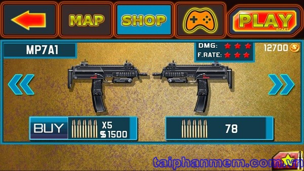 game Gun Shoot War cho Android