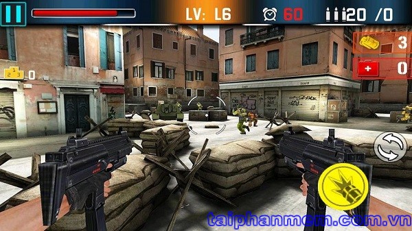 Gun Shoot War cho Android game bắn súng chiến tranh