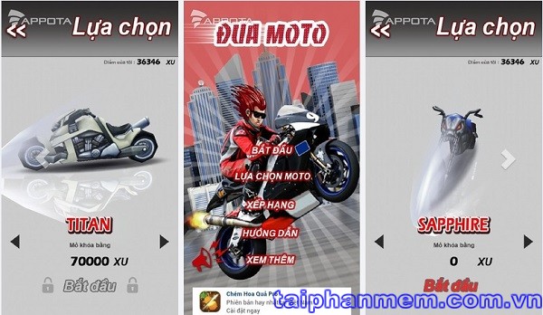 game Đua Moto 3D - Ma Tốc Độ cho Android