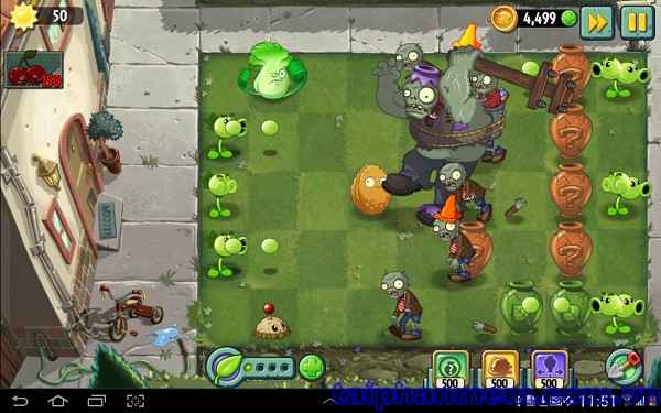 tải game Plants vs. Zombies Game tiêu diệt zombie hấp dẫn