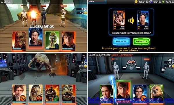 Star Wars Game interstellar war on Windows Phone