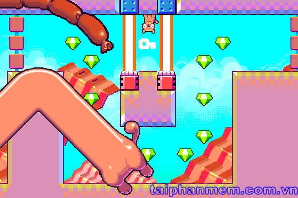 Silly Sausage in Meat Land Game giải đố vui nhộn cho Android