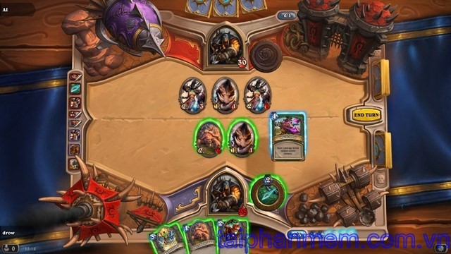 Hearthstone Heroes of Warcraft Game attractive cards on Android