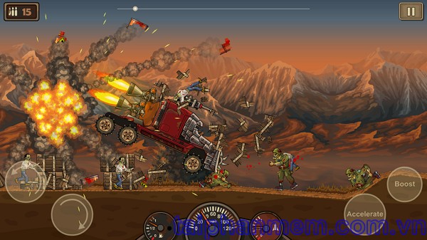 Earn to Die 2 Racing Game for Android zombie shooting