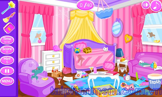 Game Princess Princess room cleaning cleanup