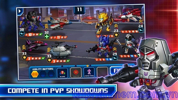 TRANSFORMERS: Battle Tactics Game robot đại chiến cho Android