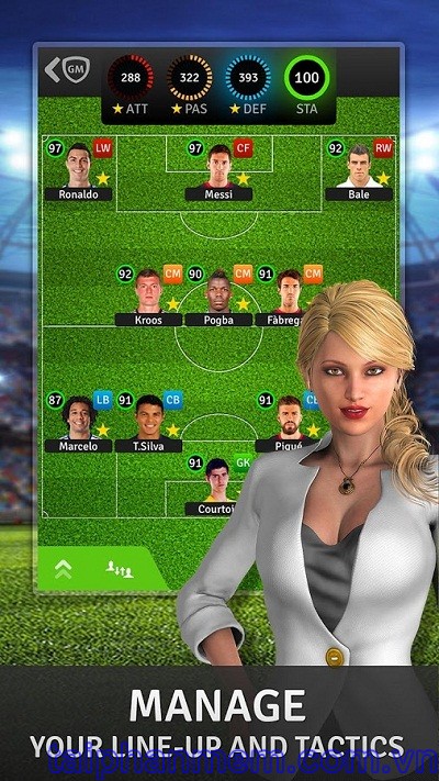 T?i game Golden Manager - Soccer cho Android