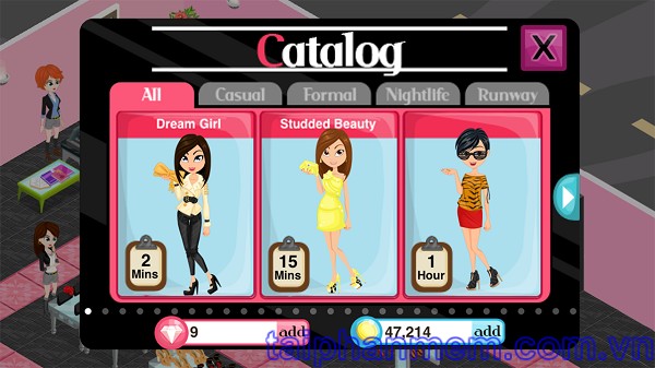 Fashion Story for Android Manage fashion shop