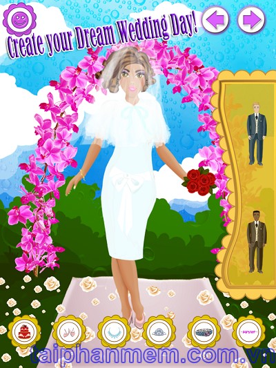 Wedding Salon 2 for Android Game fashionable wedding dress