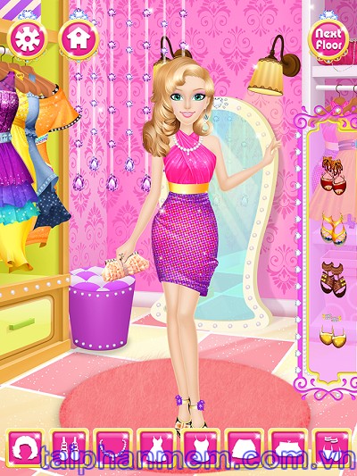 Princess Beauty Salon cho Android Game thời trang công chúa