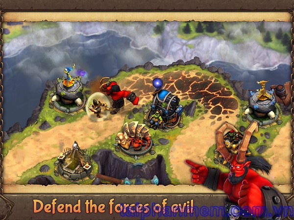 Defenders for Android Game attractive defensive tactics
