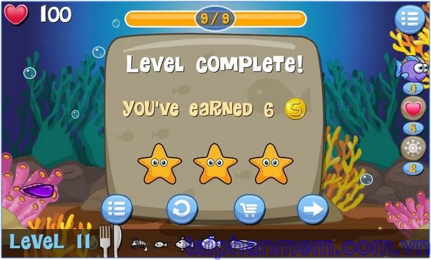Big fish eat small fish Hungry Fish for Android 