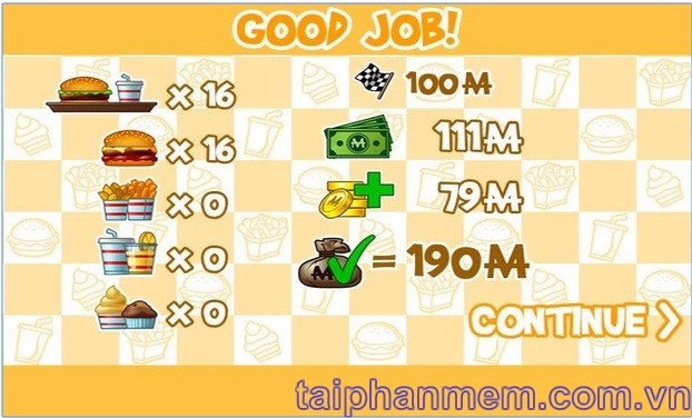 Burger cho AndroidGame tiệm bánh burger