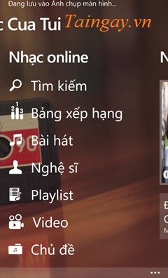 NhacCuaTui for Windows Phone