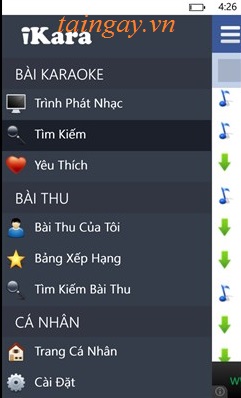 iKara for windows phone 