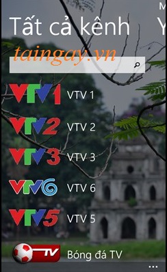 vnTV for Windows Phone