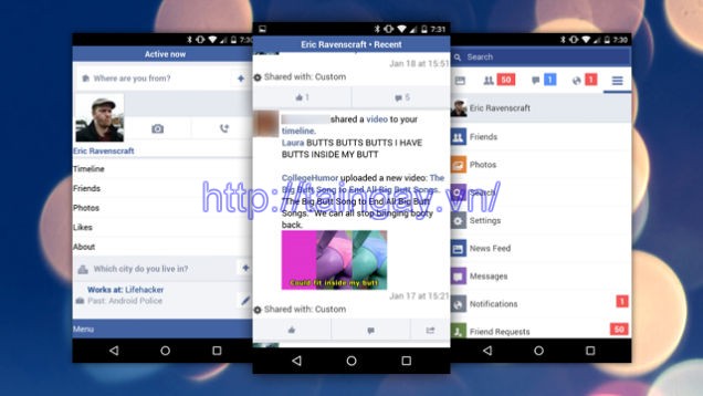  Facebook Lite cho Android