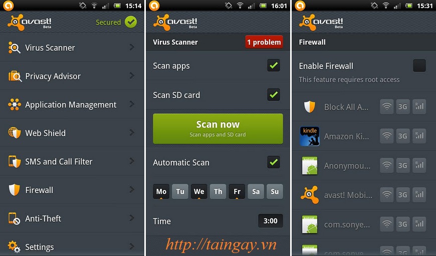 avast! Mobile Security for Android