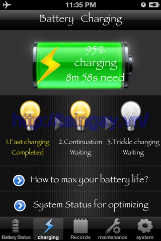 Battery Doctor HD cho iPad 