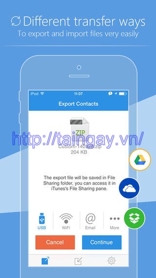 ExcelContacts Lite for iOS 