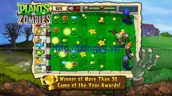 Play the game Plants vs.  Zombies attractive
