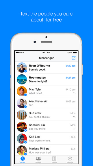 Facebook Messenger cho iOS