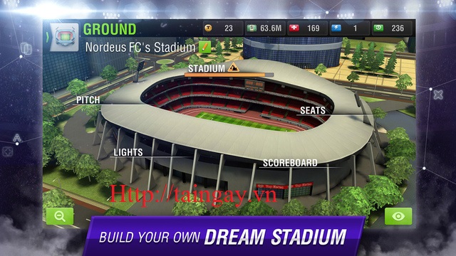 Build the stadium of the team