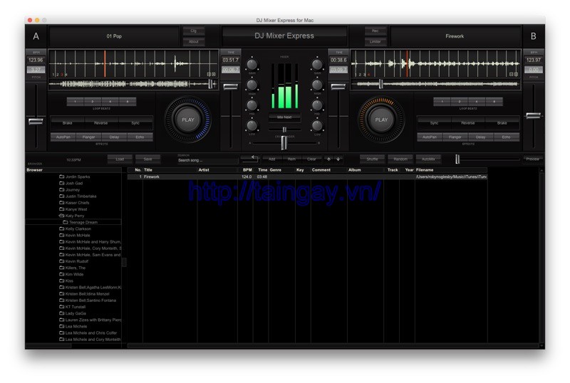 DJ Mixer Express for Mac 2.0.3