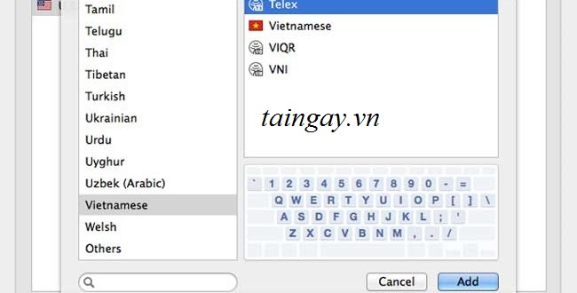 Gõ Tiếng Việt trên Mac