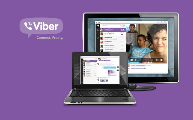 Viber chat software, video calling convenience