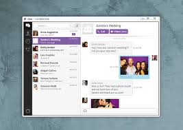 Viber interface on Mac