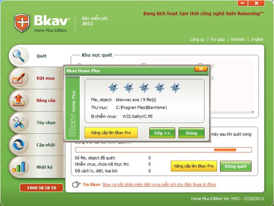 Home Bkav free antivirus software best