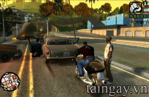 GTA San Andreas với những pha hành động gay cấn