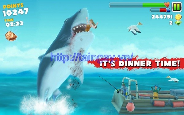 Hungry Shark Evolution has nice graphics