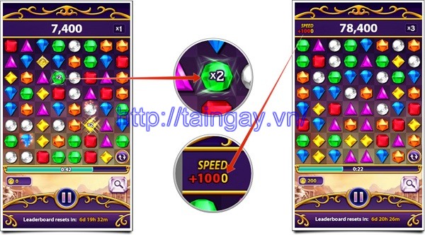 Download free game Bejeweled for iOS