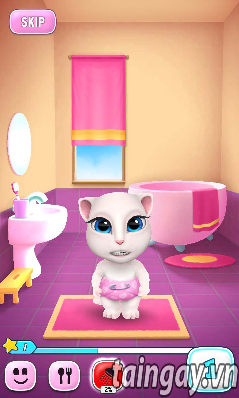 my talking Angela game nuôi thú ảo hấp dẫn