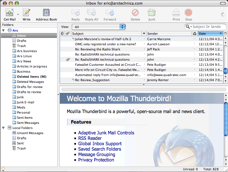 Mozilla Thunderbird 115.5.0 for ipod instal