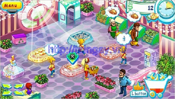 Download free game Supermarket Mania - management game Supermarket