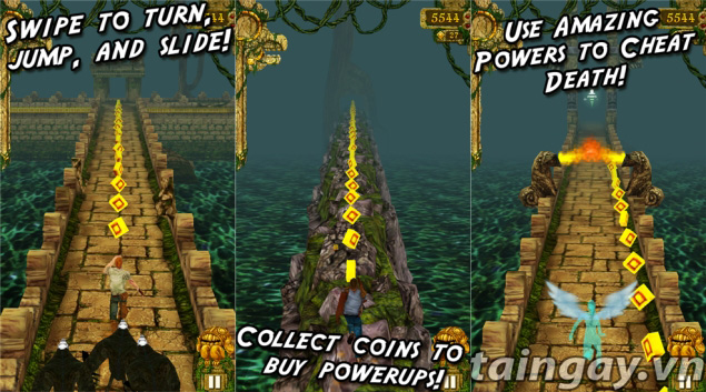Download Temple Run game free for windows phone