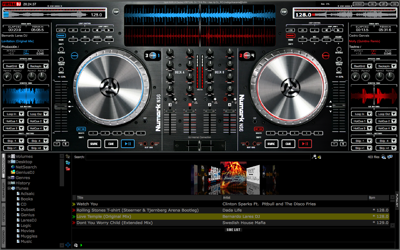 Virtual DJ sound mixing software, music mixing efficiency