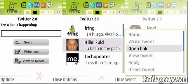 Fring messaging software for free phone calls on Windows Phone