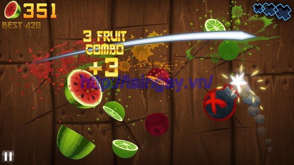 Tải miễn phí game Fruit Ninja cho Android